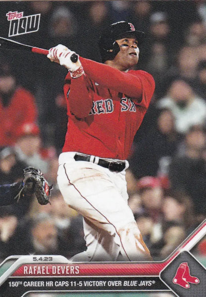 2023 TOPPS NOW #236 RAFAEL DEVERS- BOSTON RED SOX