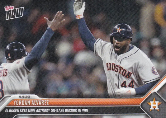 2023 TOPPS NOW #240 YORDAN ALVAREZ- HOUSTON ASTROS