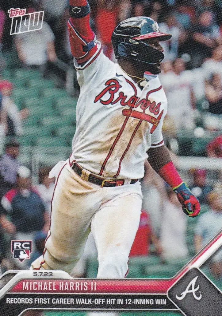 2023 TOPPS NOW #245 MICHAEL HARRIS II- ATLANTA BRAVES