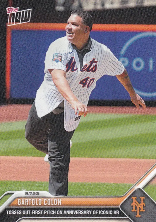 2023 TOPPS NOW #246 BARTOLO COLON- NEW YORK YANKEES