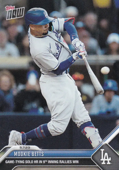 2023 TOPPS NOW #253 MOOKIE BETTS- LOS ANGELES DODGERS