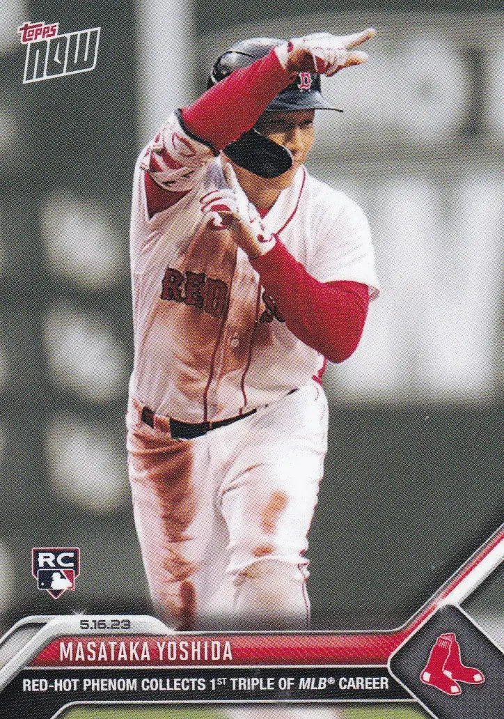 2023 TOPPS NOW #303 MASATAKA YOSHIDA- BOSTON RED SOX