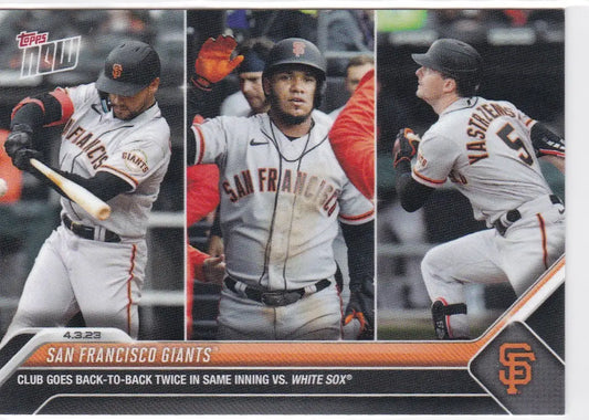 2023 TOPPS NOW #38 SAN FRANCISCO GIANTS