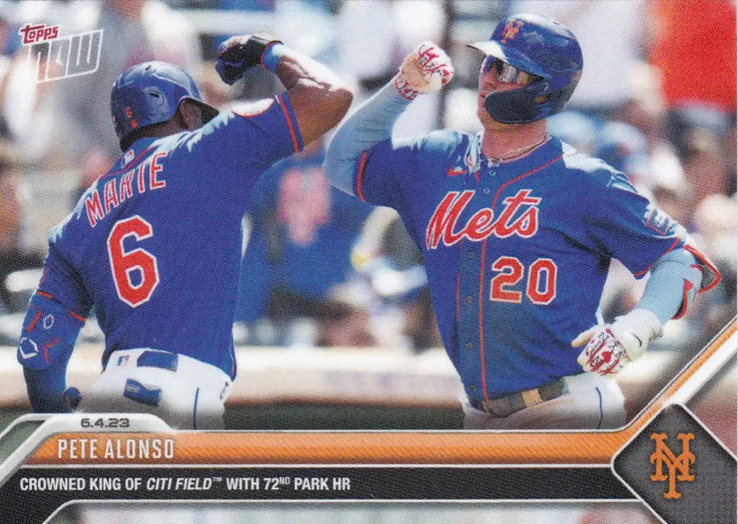 2023 TOPPS NOW #383 PETE ALONSO- NEW YORK METS - Collectible Trading Card