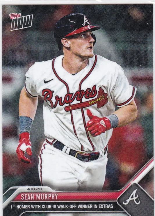 Baseball trading card of Sean Murphy Angels from 2023 TOPPS NOW series