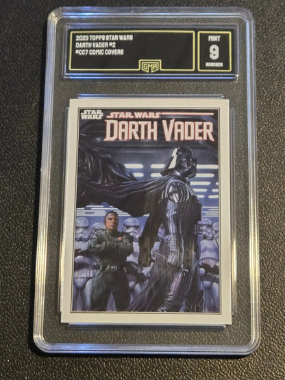 2023 Topps Star Wars #CC-7 Darth Vader #2 Comic Covers GMA 9