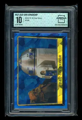 2023 Topps Star Wars Return of the Jedi R2-D2 Blue Shaphire #146 Arena Club 10