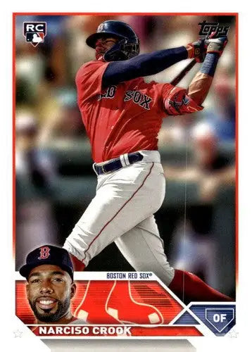 2023 Topps Update Series #US186 Narciso Crook NM-MT RC Rookie Red Sox ID:67666 - Trading Cards