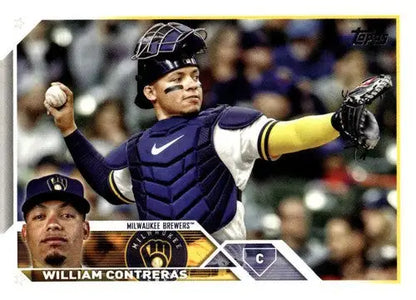 2023 Topps Update Series #US197 William Contreras NM-MT Brewers ID:67669 - Trading Cards