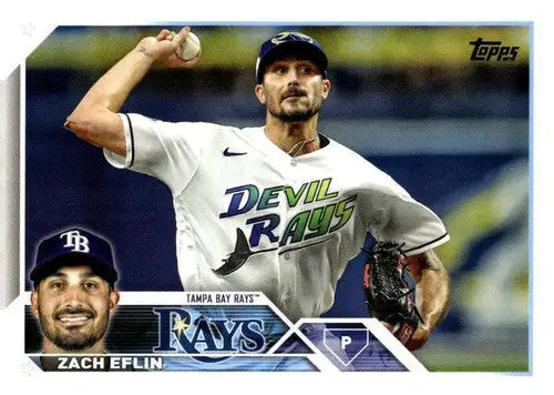 2023 Topps Update Series #US254 Zach Eflin NM-MT Rays ID:67680 - Trading Cards