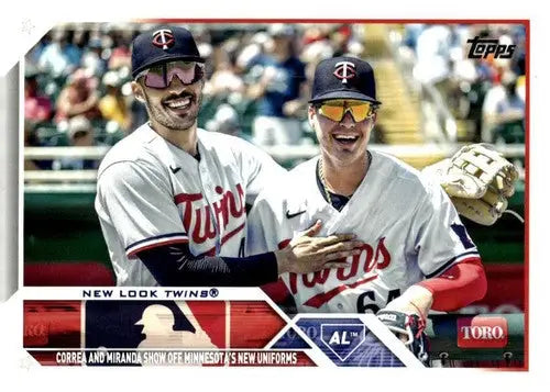 2023 Topps Update Series #US305 Jose Miranda/Carlos Correa NM-MT Twins ID:63868 - Trading Cards