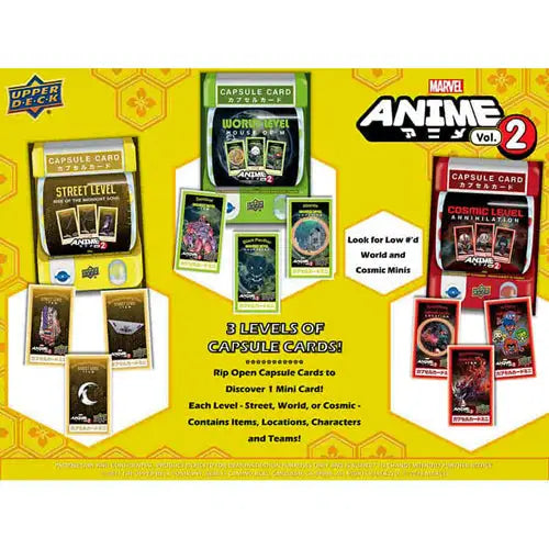 2023 Upper Deck Marvel Anime Trading Card Box - Non-Sport Sealed