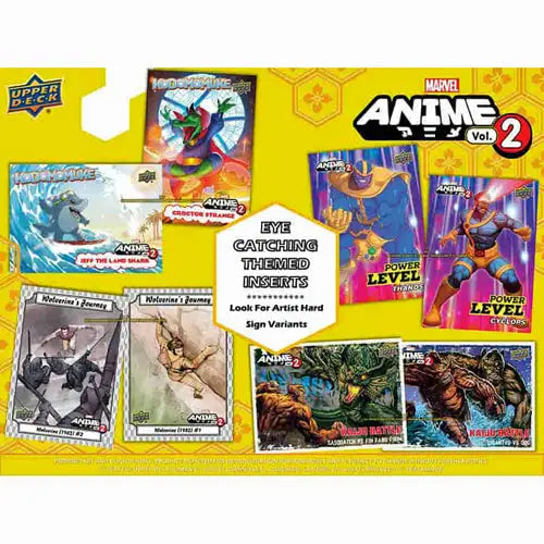 2023 Upper Deck Marvel Anime Trading Card Box - Non-Sport Sealed