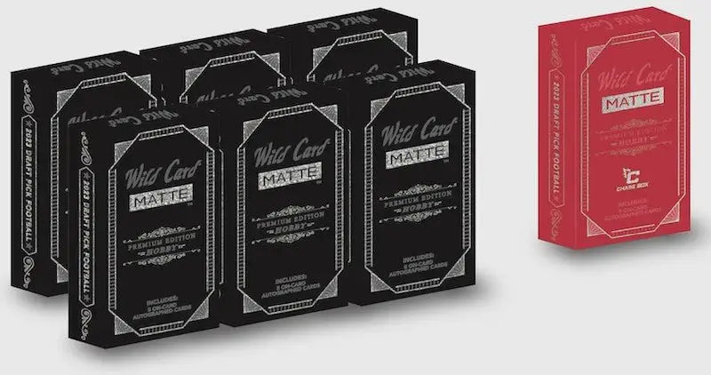 Wild Card Matte Football Premium Edition Hobby Box with Bijan Robinson on-card auto