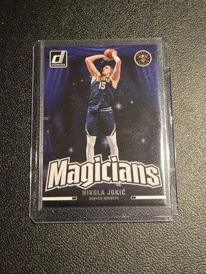 Nikola Jokic basketball card from Donruss 2024-25 Jokic Magicians series