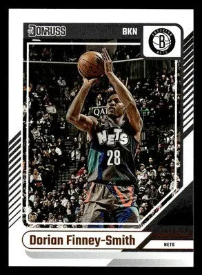 Basketball card of Dorian Finney-Smith from Brooklyn Nets 2024-25 Donruss series