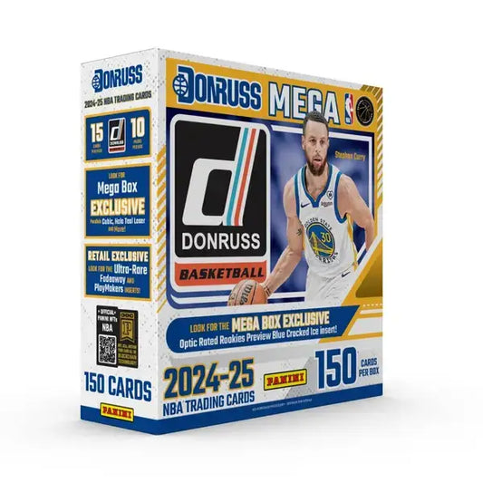 2024-25 Donruss NBA Basketball Mega Box with NBA basketball trading cards