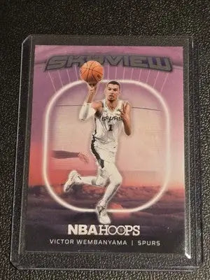 Victor Wembanyama basketball card from 2024-25 Hoops Skyview series