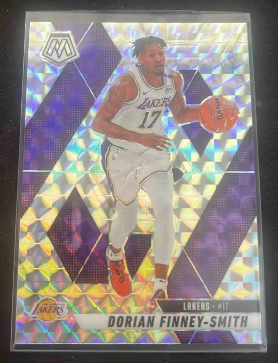 Basketball mosaic Dorian Finney-Smith NBA trading card from Panini Basketball Mosaic Los Angeles Lakers