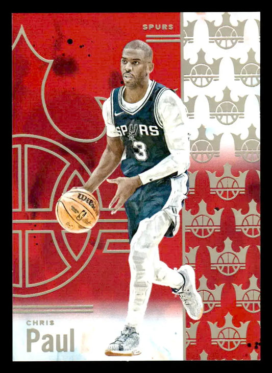 Chris Paul basketball card from Panini Court Kings 2024-25, featuring Chris Paul Ruby #/149