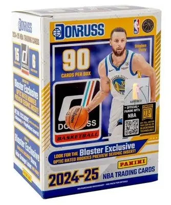 2024-25 Panini Donruss NBA trading cards Blaster Box displayed in product image