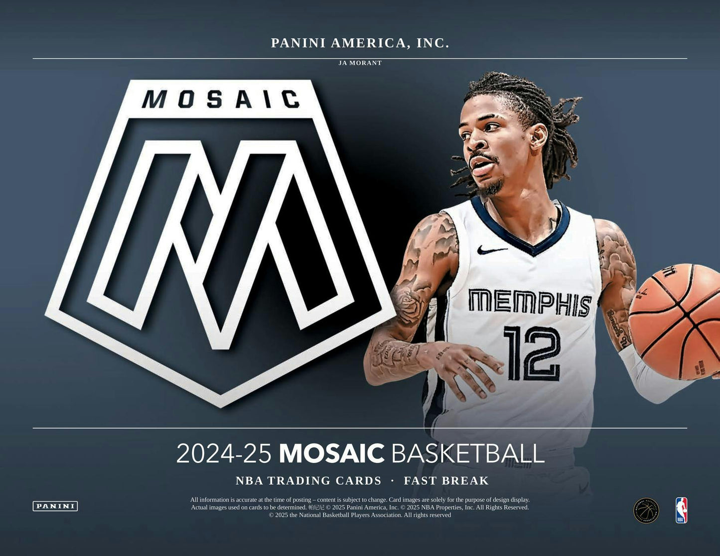 2024-25 Panini Mosaic Basketball Fast Break Box | Columbia Sports Cards