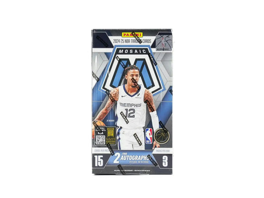 2024-25 Panini Mosaic Basketball hobby box featuring mosaic basketball hobby cards
