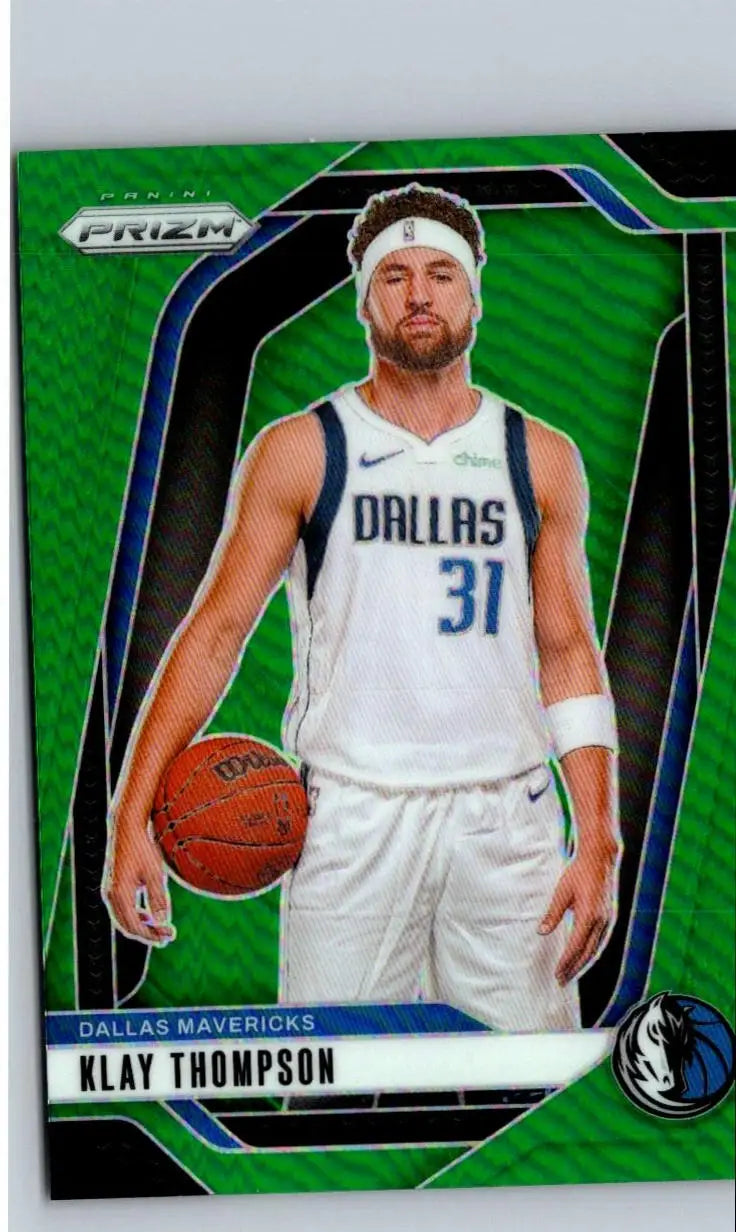 Basketball trading card of Klay Thompson from 2024-25 Panini Prizm series