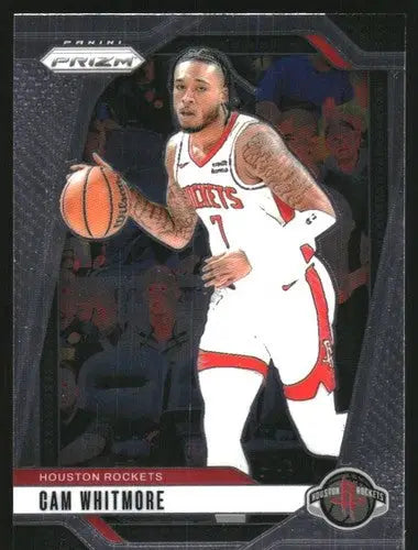 Original gloss Panini Prizm Cam Whitmore basketball card for Rockets 2024-25 NM-MT
