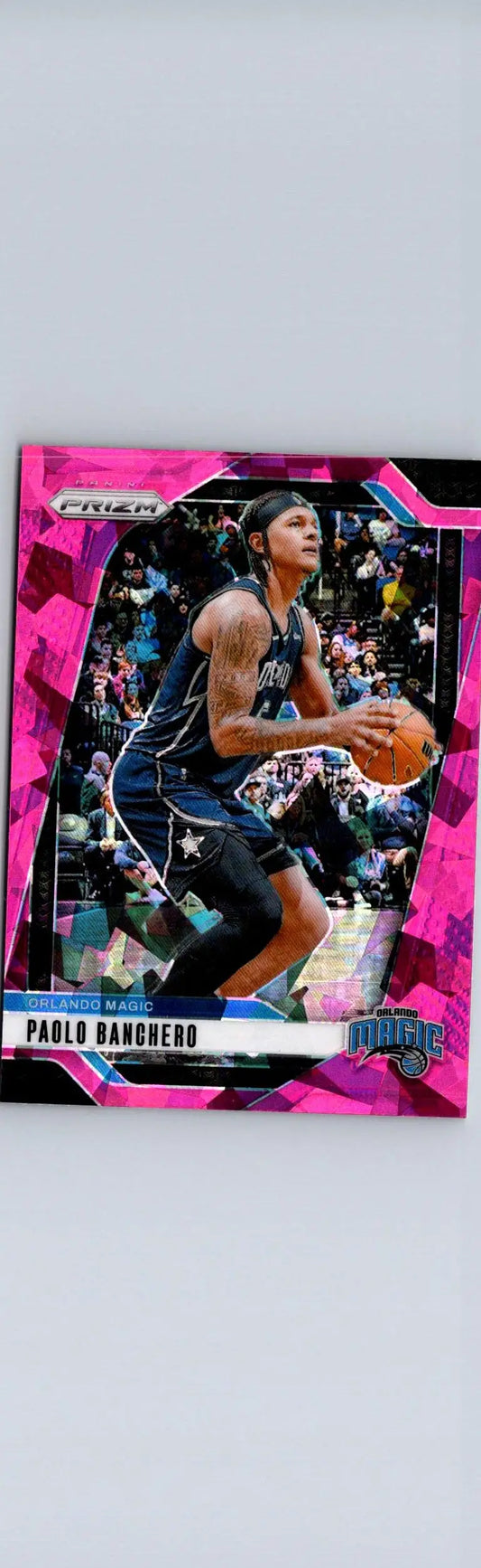 2024-25 Panini Prizm Paolo Banchero Prizms Pink Ice basketball card