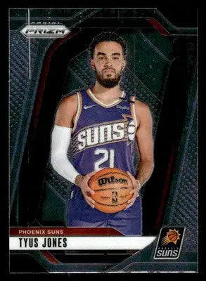 Tyus Jones basketball card from 2024-25 Panini Prizm featuring Phoenix Suns player
