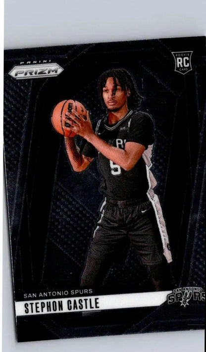 Panini Prizm Stephon Castle San Antonio Spurs rookie basketball card 2024-25