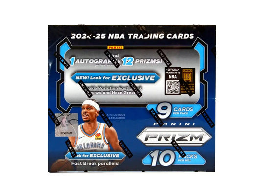 2024-25 Panini Prizm Basketball Fast Break Box featuring exclusive Prizms Fast Break cards