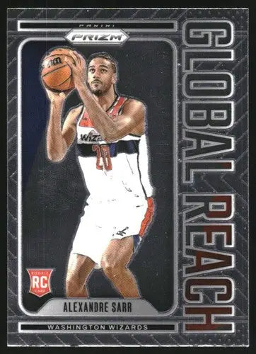Alexandre Sarr basketball card from Panini Prizm Global Reach 2024-25 collection