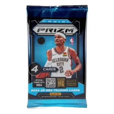 2024-25 Panini PRIZM NBA Basketball Retail Pack with trading card pack image