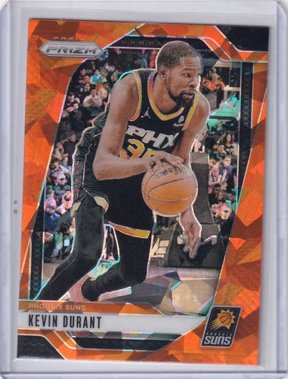 Kevin Durant Phoenix Suns Panini Prizm Orange basketball card 2024-25