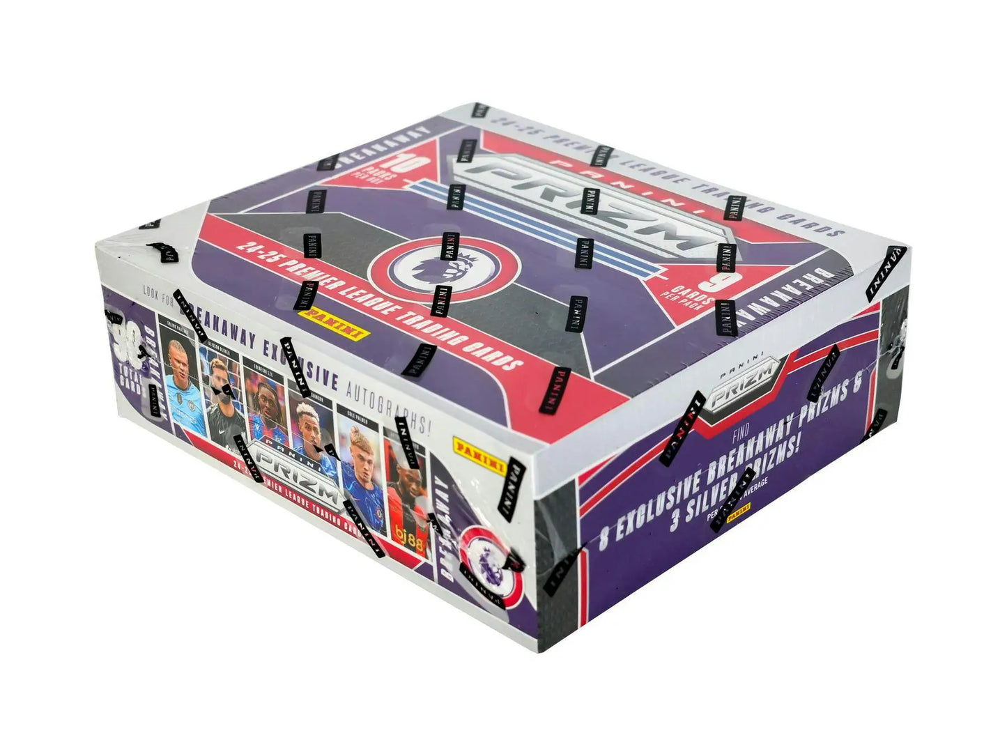 Sealed box of 2024-25 Panini Prizm Premier League breakaway prizms trading cards