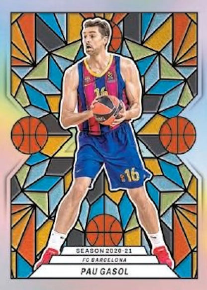 Pau Gasol basketball card from Panini Prizm Turkish Airlines EuroLeague Hobby Box