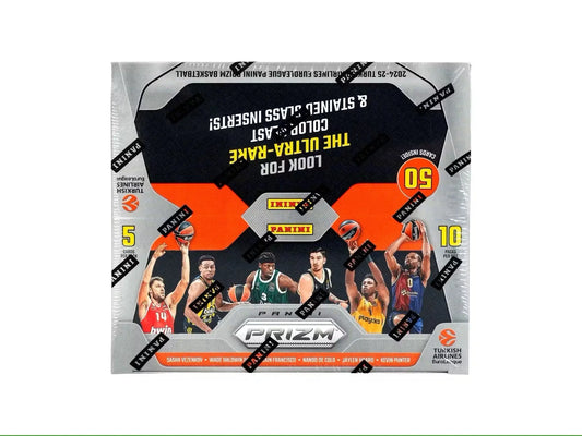 Panini Prizm Turkish Airlines EuroLeague Basketball Hobby Box for 2024-25 season