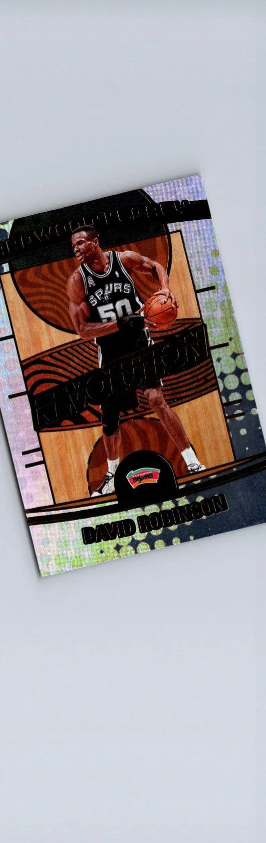 David Robinson basketball trading card from 2024-25 Panini Revolution Robinson Hardwood Legacy