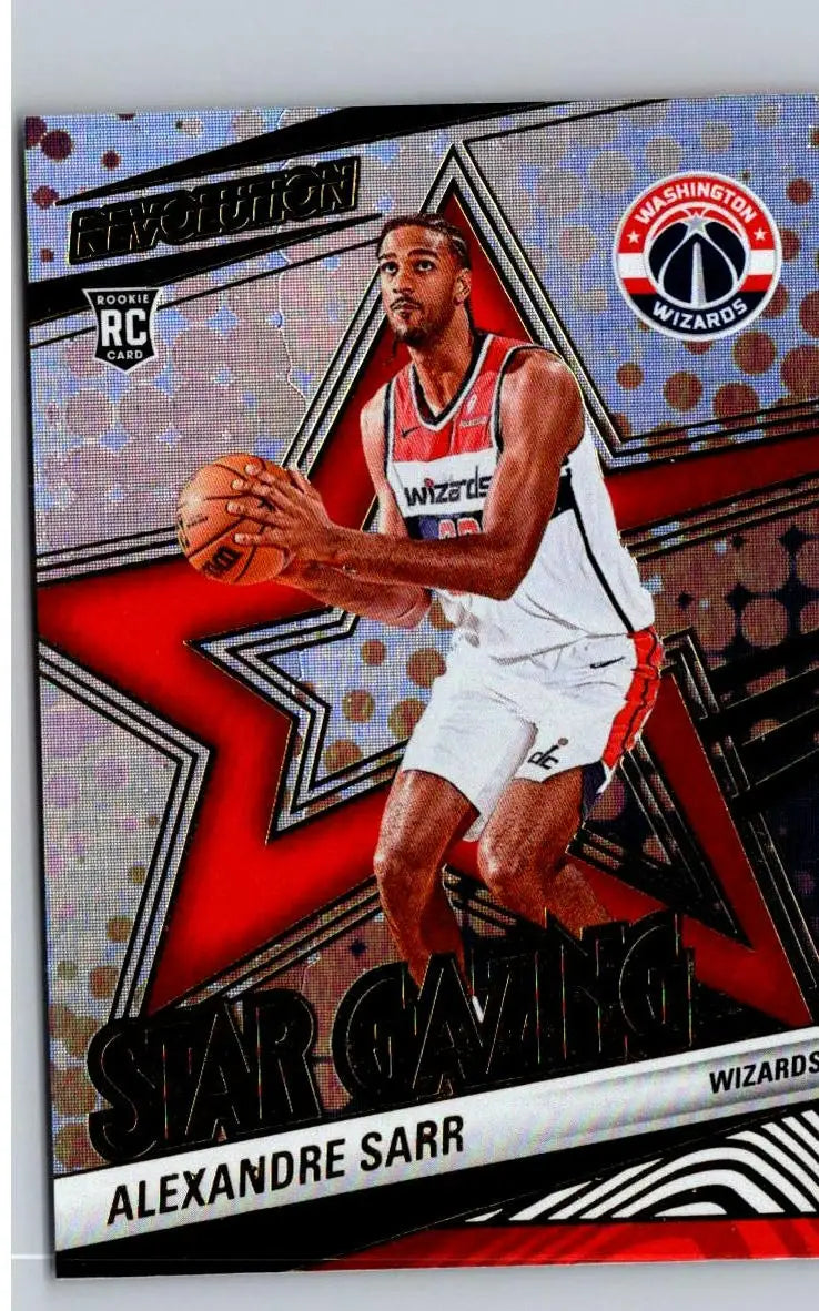 Alexandre Sarr Star Gazing basketball trading card from 2024-25 Panini Revolution