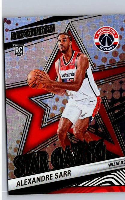 Alexandre Sarr Star Gazing basketball trading card from 2024-25 Panini Revolution