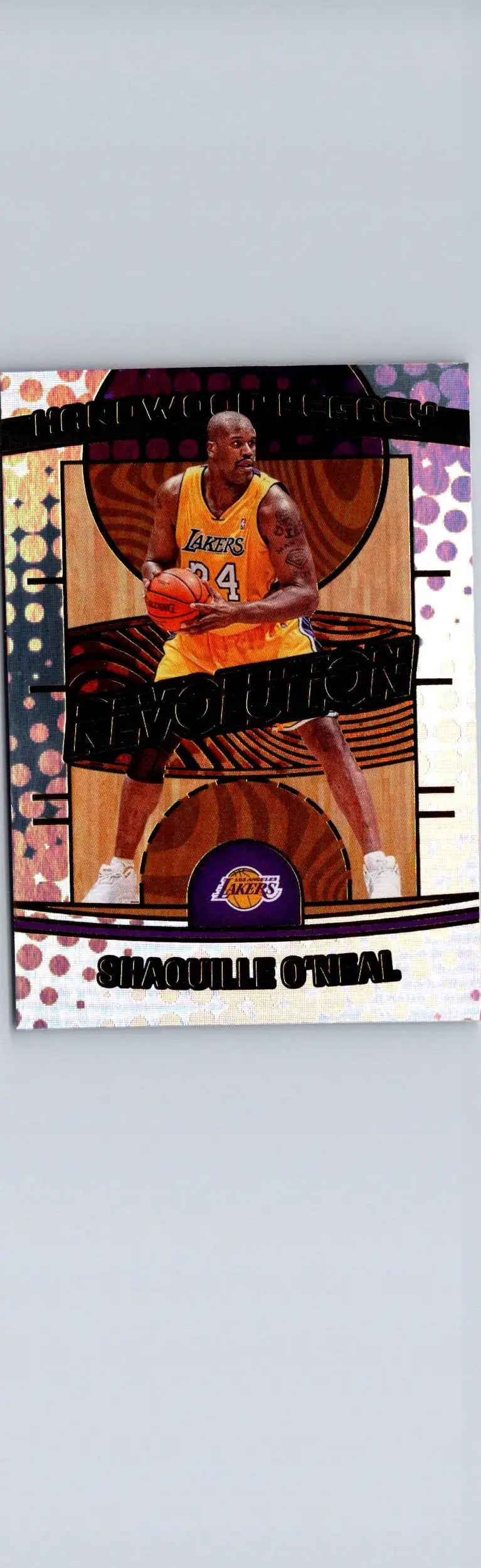 2024-25 Panini Revolution Shaquille O’Neal Hardwood Legacy trading card