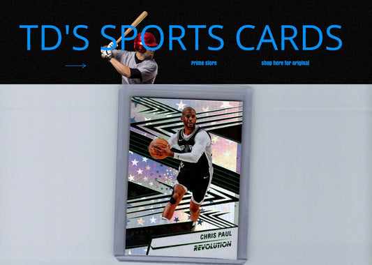 Chris Paul Revolution basketball card featuring Draymond Green Red Astro design
