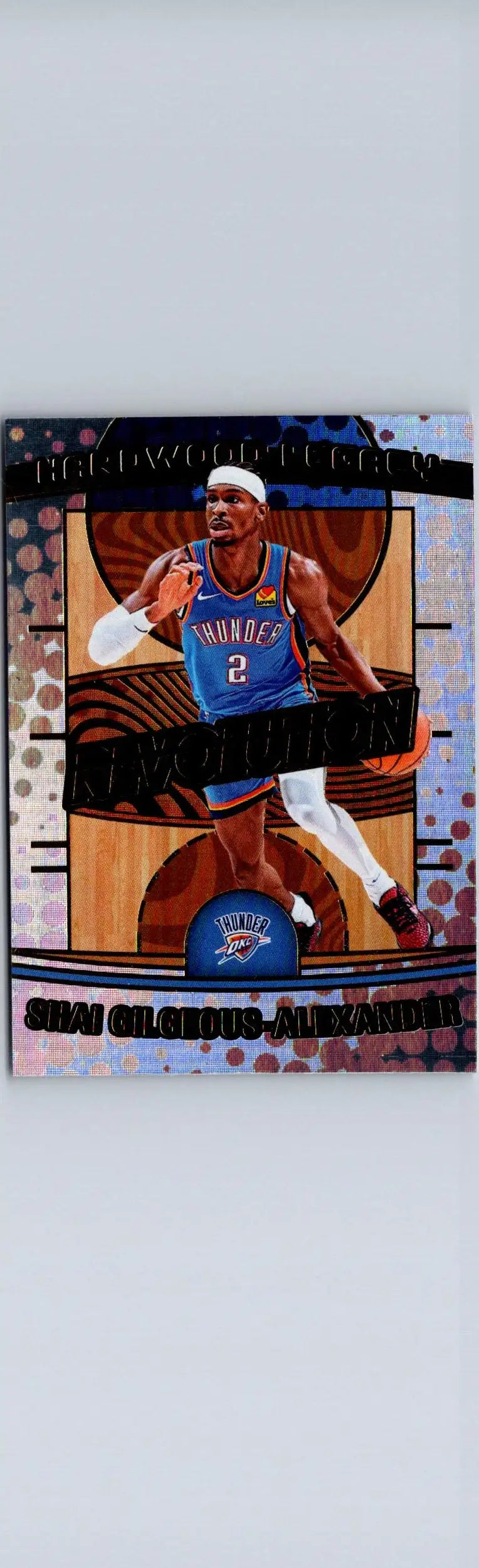 Basketball trading card of Shai Gilgeous-Alexander from Panini Revolution Hardwood Legacy