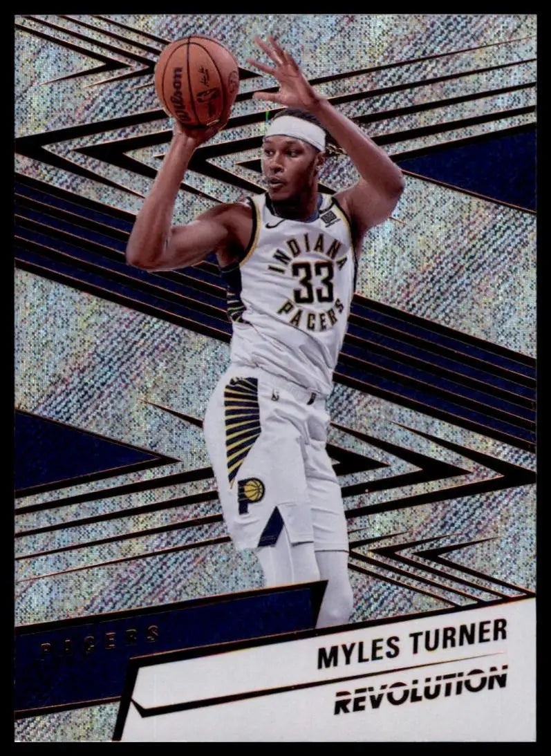2024-25 Panini Revolution Myles Turner #44 Indiana Pacers Basketball Card NBA - Basketball Card