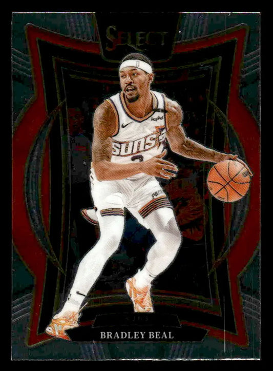 2024-25 Panini Select Bradley Beal basketball card featuring Phoenix Suns collectible