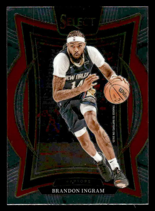 Brandon Ingram basketball card from Panini Select featuring Toronto Raptors player