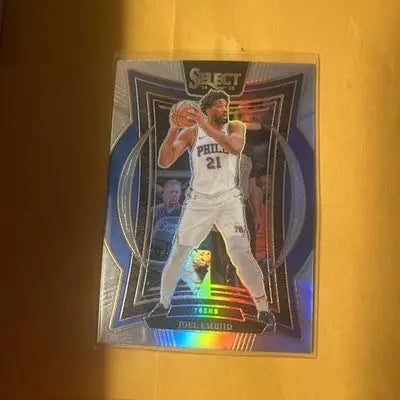 2024-25 Panini Select Silver Prizm JE2 Joel Embiid Basketball Trading Card