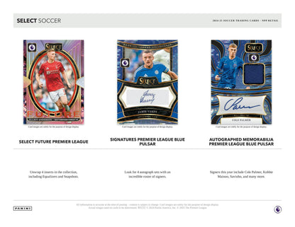 2024-25 Panini Select Premier League EPL Soccer 6-Pack Blaster Box
